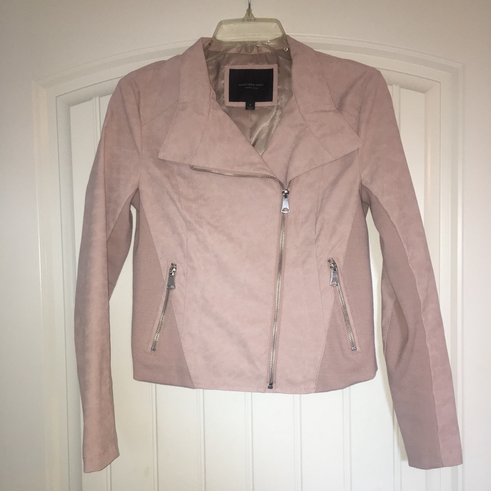 Andrew Marc Women’s Moto Suede jacket